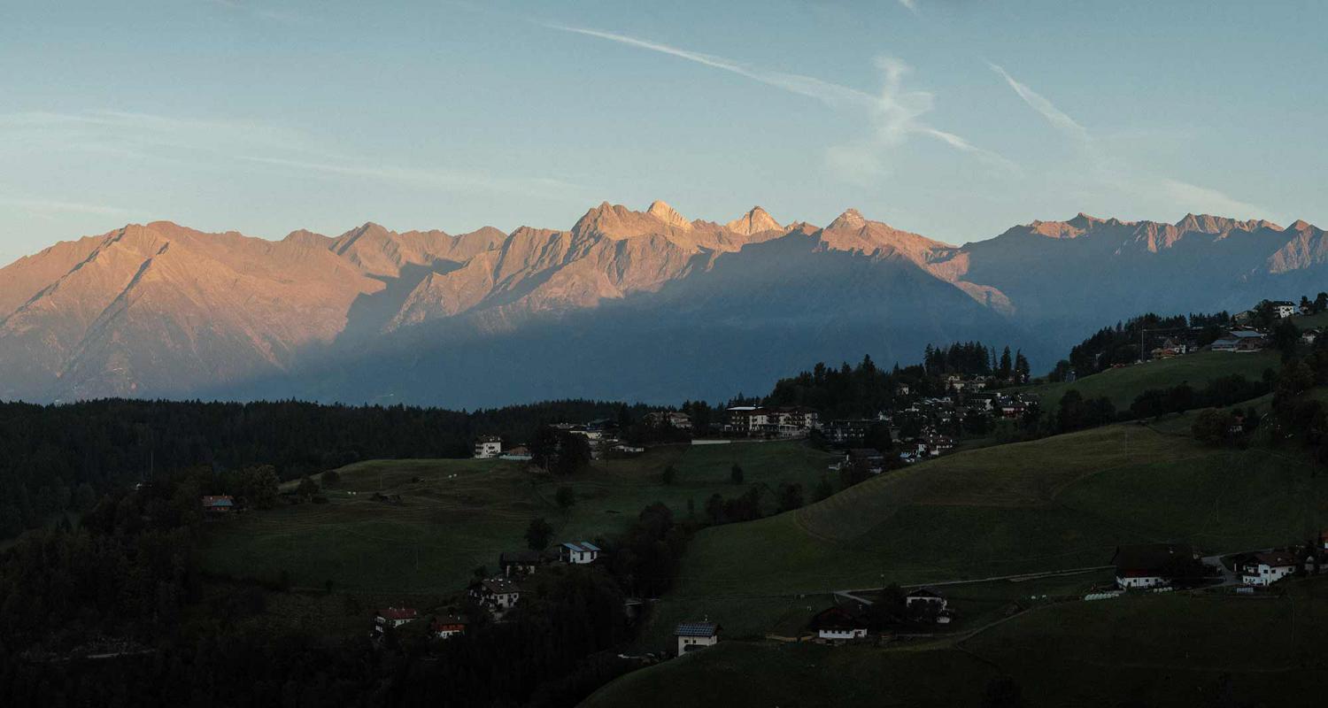 Bergpanorama vom Trotnerhof 